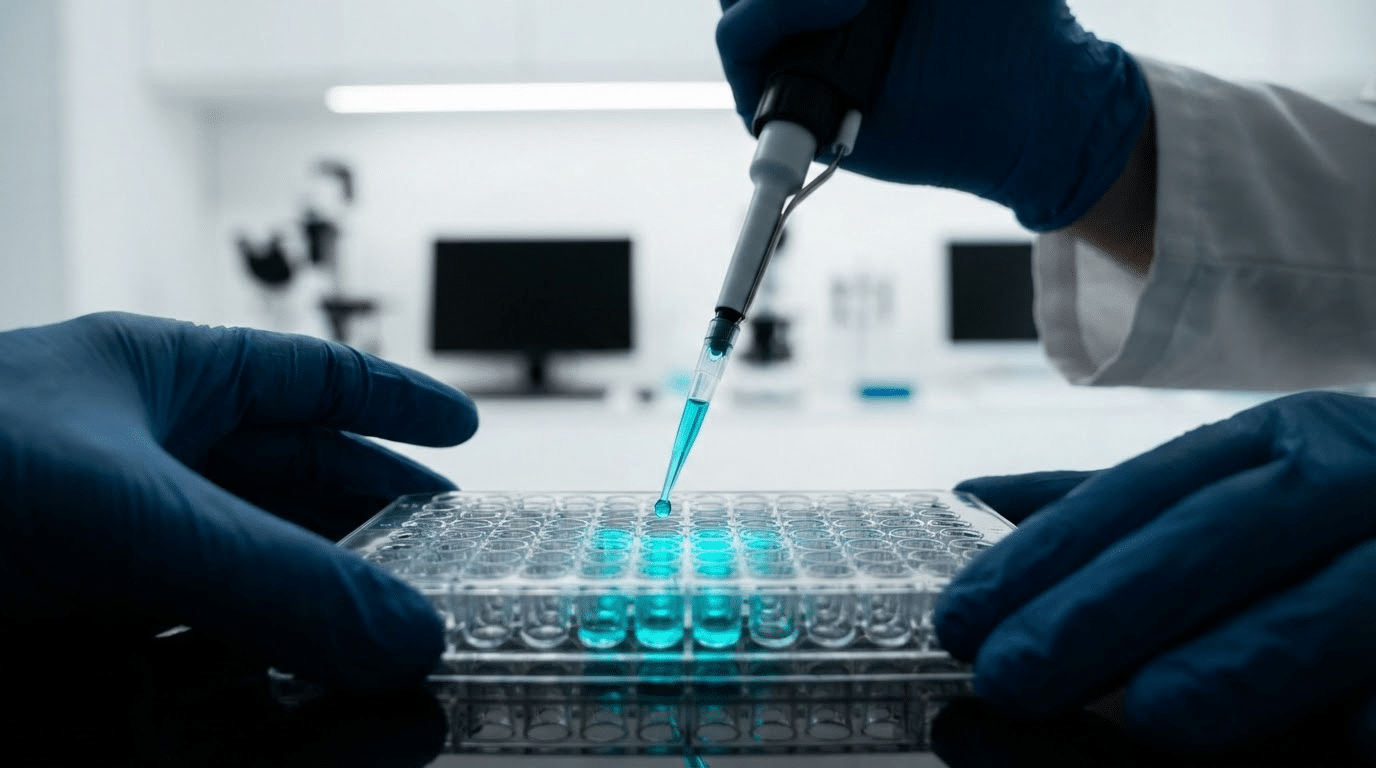 Cell-based assay development laboratory setup