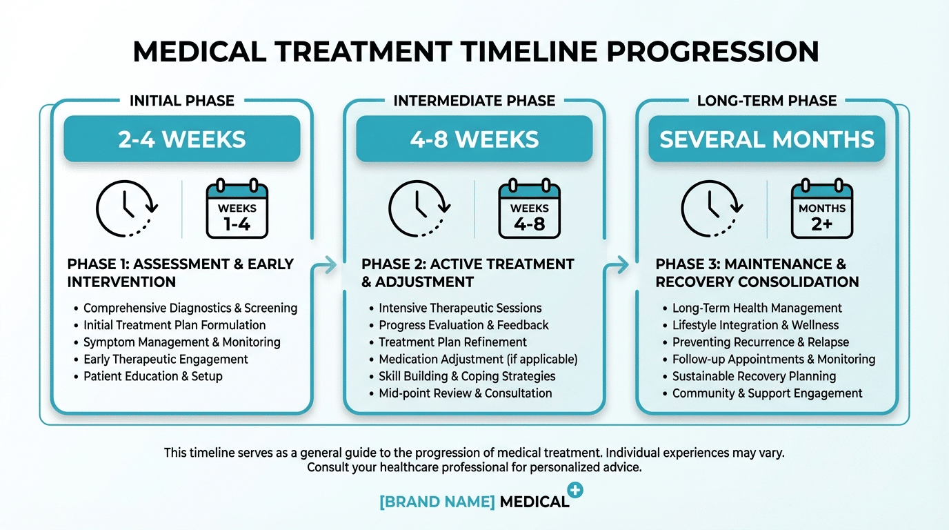 Biocompatibility testing timeline chart showing typical durations for different test types